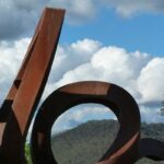 View of Black Mountain Tower from the Arboretum Australian National Territor
