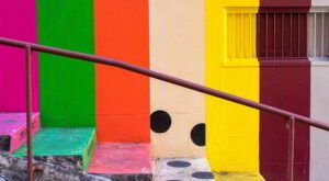 Coloured steps
