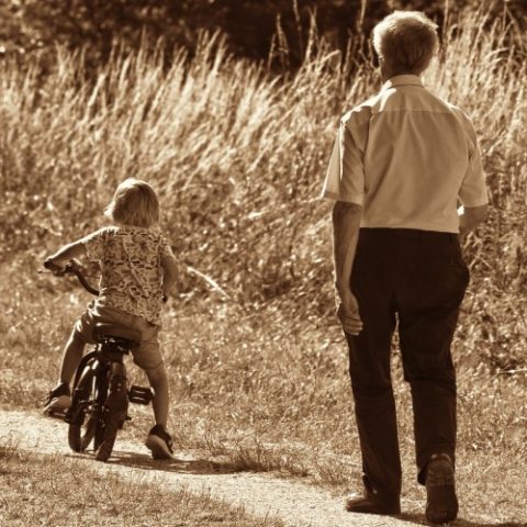 Estate Planning - Young child with grandfather