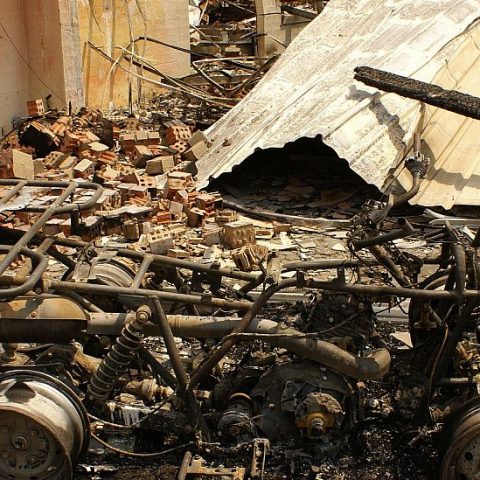 Burnt out house and quad bike - Image by MarkJToomey from Pixabay