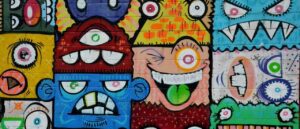 Street Art Angry faces - Image by teetasse from Pixabay