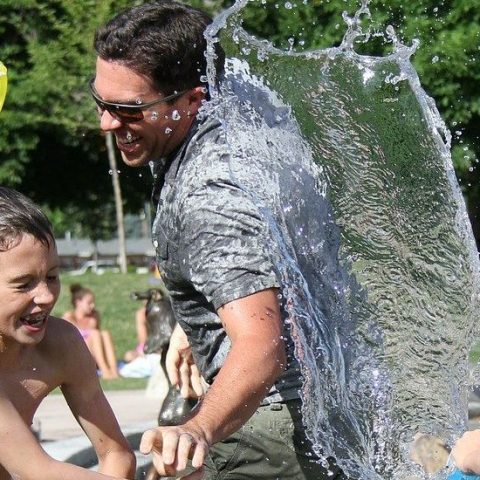 Water fight children and man - Image by Rudy Anderson from Pixabay