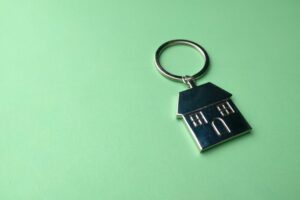 Picture of empty House key ring.